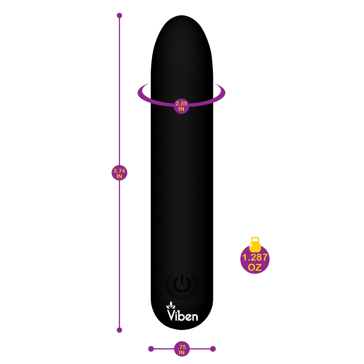 Bombshell Flexible Bullet - Black