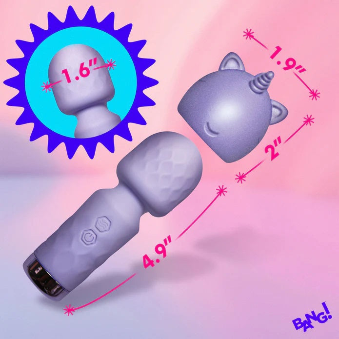 Unicorn Silicone Wand - Lavender