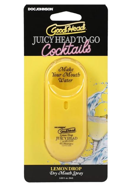 Goodhead juicyhead cocktails dry mouth spray to-go lemon drop 0.30fl