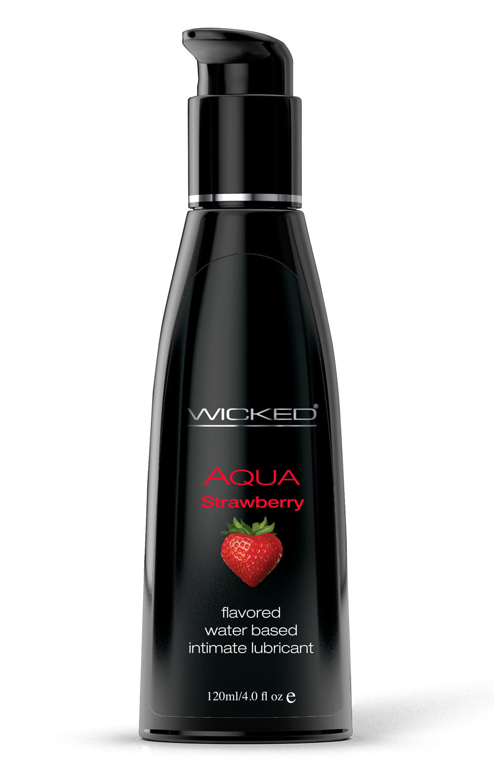 Aqua Strawberry Flavored Water Based Intimate Lubricant - 4 Fl. Oz.