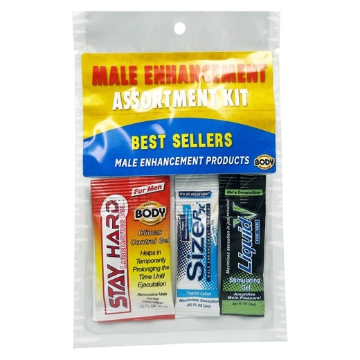 Male enhancement products assortment kit