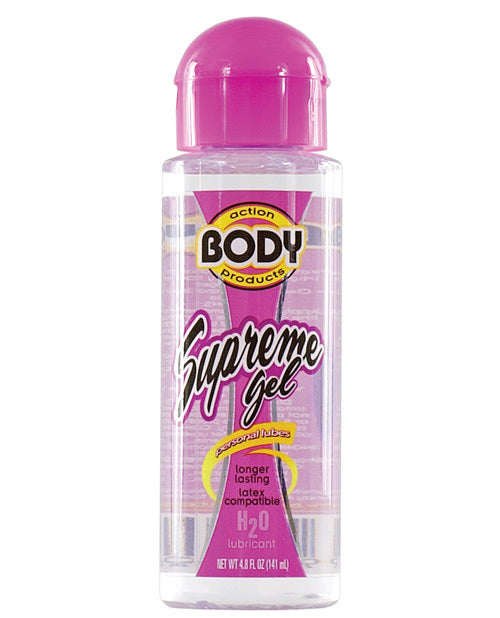 Body Action Supreme Water Based Gel - 4.8 oz Bottle