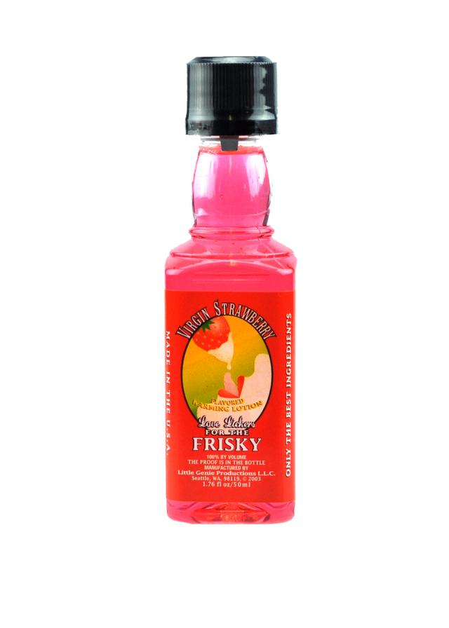 Love Lickers Massage Oil - Virgin Strawberry - 1.76 Fl. Oz.
