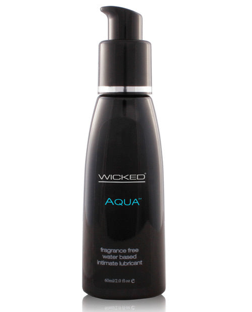 Wicked Sensual Care Aqua Water Based Lubricant - 2 oz Fragrance Free