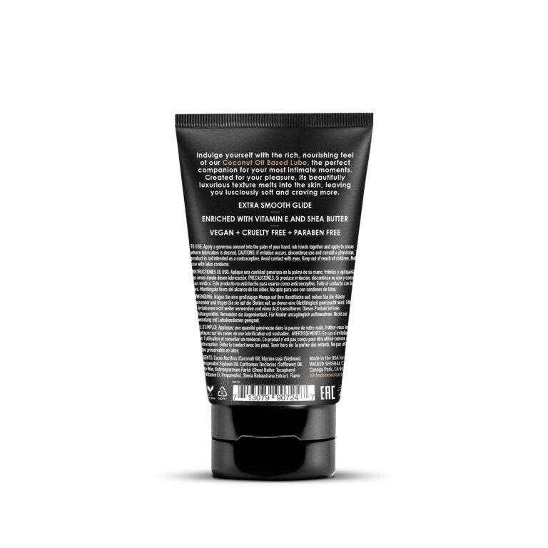 Coconut Oil Based Lubricant 4oz
