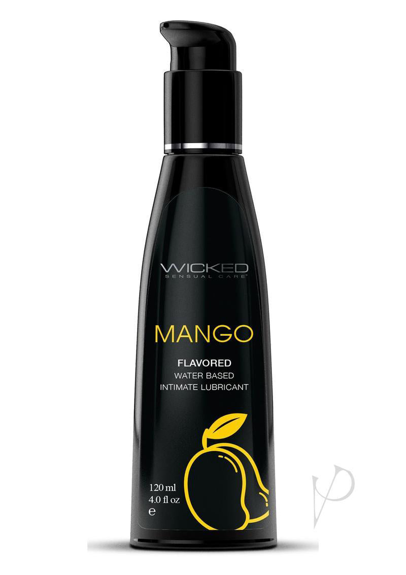 Aqua Mango Flavored Water Based Intimate Lubricant - 4 Fl. Oz.