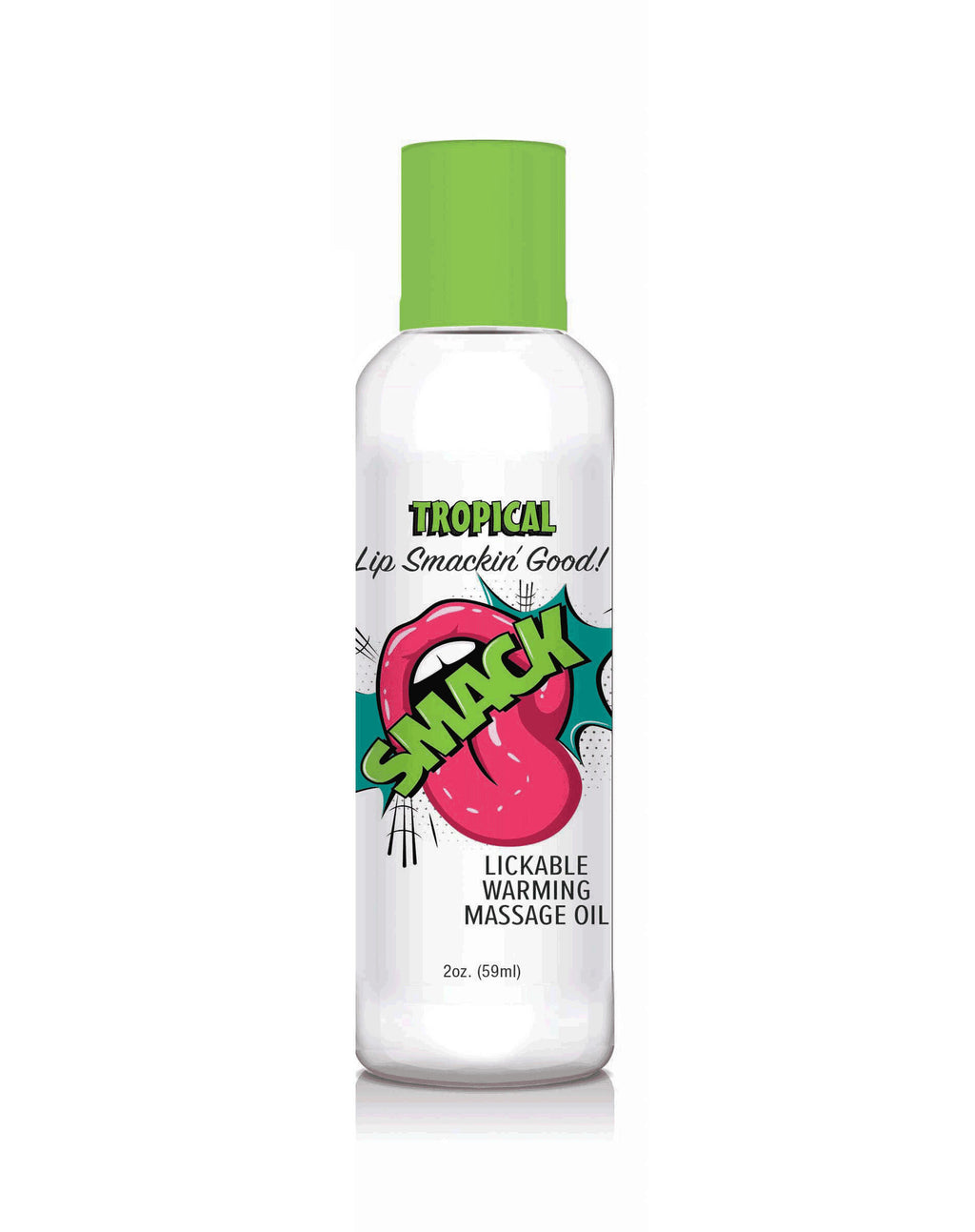 Smack Warming and Lickable Massage Oil - Strawberry 2 Oz