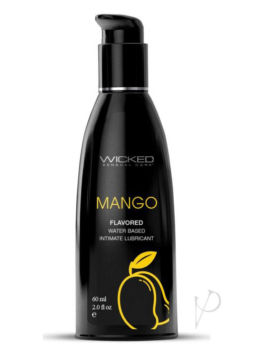 Aqua Mango Flavored Water Based Intimate Lubricant - 2 Fl. Oz.