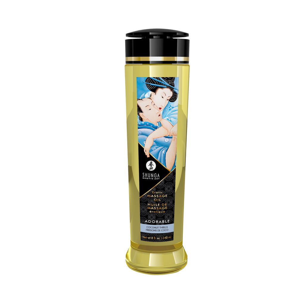 Massage Oils - Adorable 8 Fl. Oz. Coconut Thrills