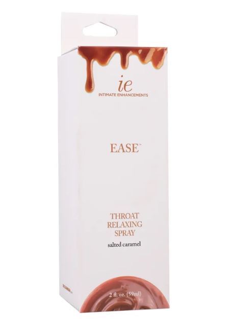 Intimate enhancements ease throat relaxing spray salted caramel 2oz