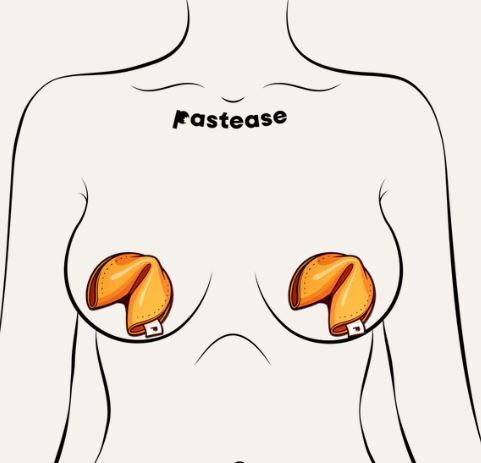Pastease sweet golden fortune cookie pasties