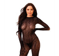 Savage me luxe kitty sleeve bodystocking black